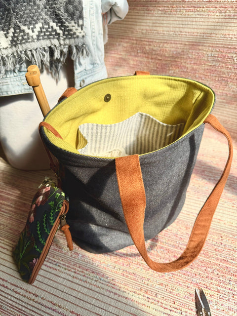 The Meadow Project Tote-Needle Arts/Craft Carryall, Atenti USA Handmade