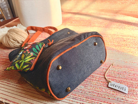 The Meadow Project Tote-Needle Arts/Craft Carryall, Atenti USA Handmade