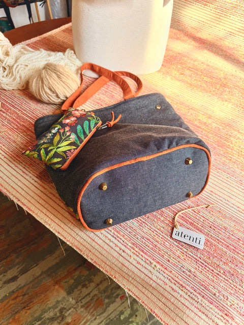 The Meadow Project Tote-Needle Arts/Craft Carryall, Atenti USA Handmade