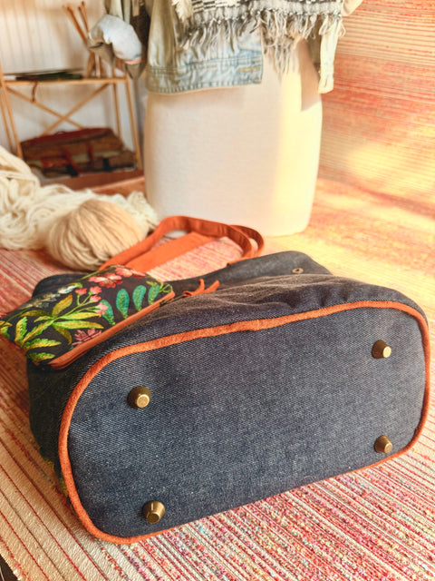 The Meadow Project Tote-Needle Arts/Craft Carryall, Atenti USA Handmade