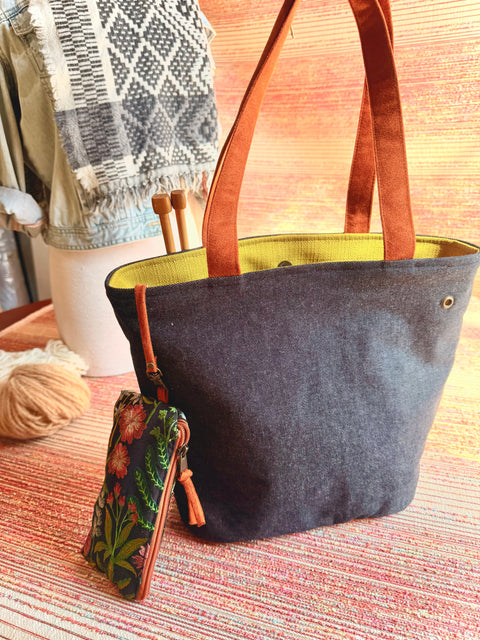 The Meadow Project Tote-Needle Arts/Craft Carryall, Atenti USA Handmade