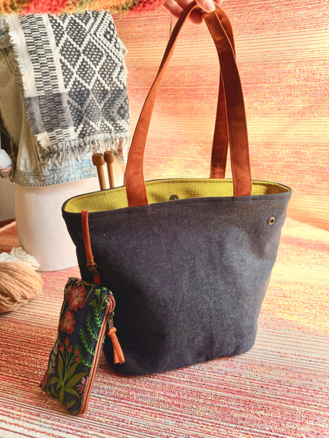 The Meadow Project Tote-Needle Arts/Craft Carryall, Atenti USA Handmade