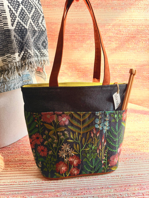 The Meadow Project Tote-Needle Arts/Craft Carryall, Atenti USA Handmade