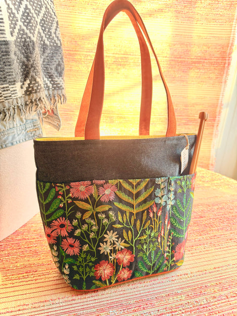 The Meadow Project Tote-Needle Arts/Craft Carryall, Atenti USA Handmade