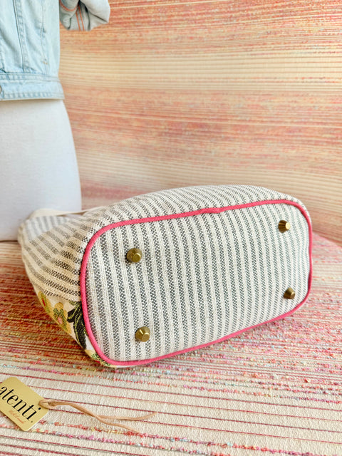 The Perched Project Tote, Needle Arts/Craft Carryall, USA Handmade (Copy)