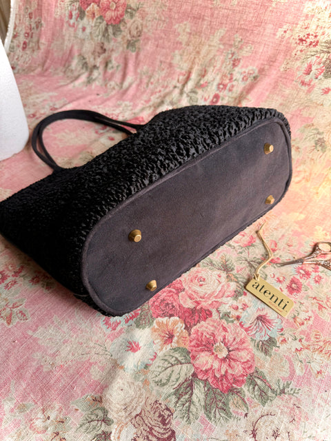 Persian Lamb, Handbag and Pouch - Atenti 