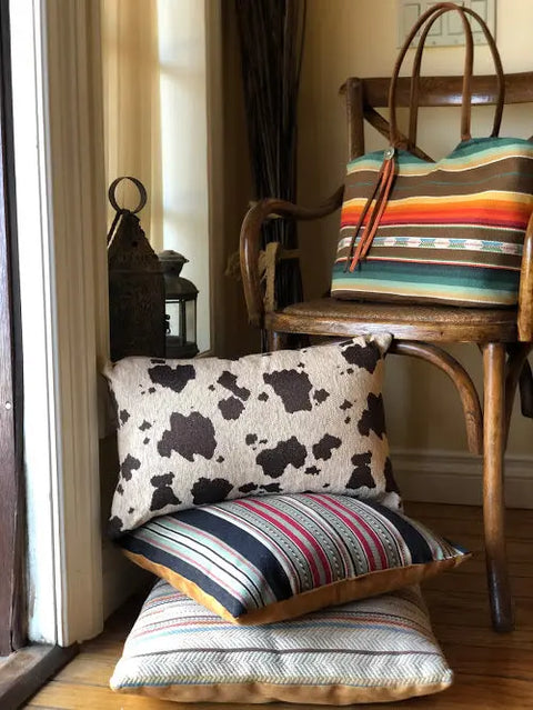 How Now Brown Cow 12x20, Jacquard