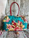Blossom Blue Pioneer, Snap Frame Bag