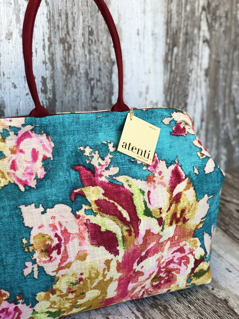 Blossom Blue Pioneer, Snap Frame Bag