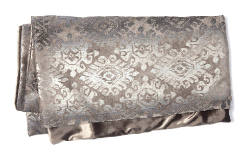 Silvered Slate Throw Jacquard