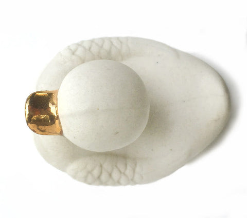 Porcelain and Gold Duck Porcelain and Gold Duck